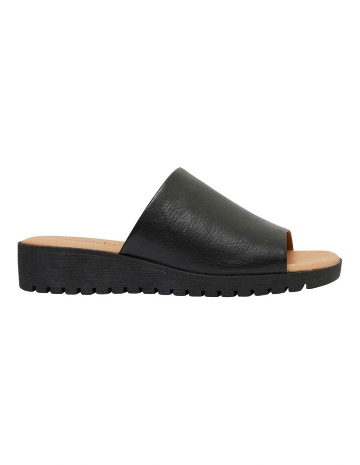 Genoa Sandals in Black Leather