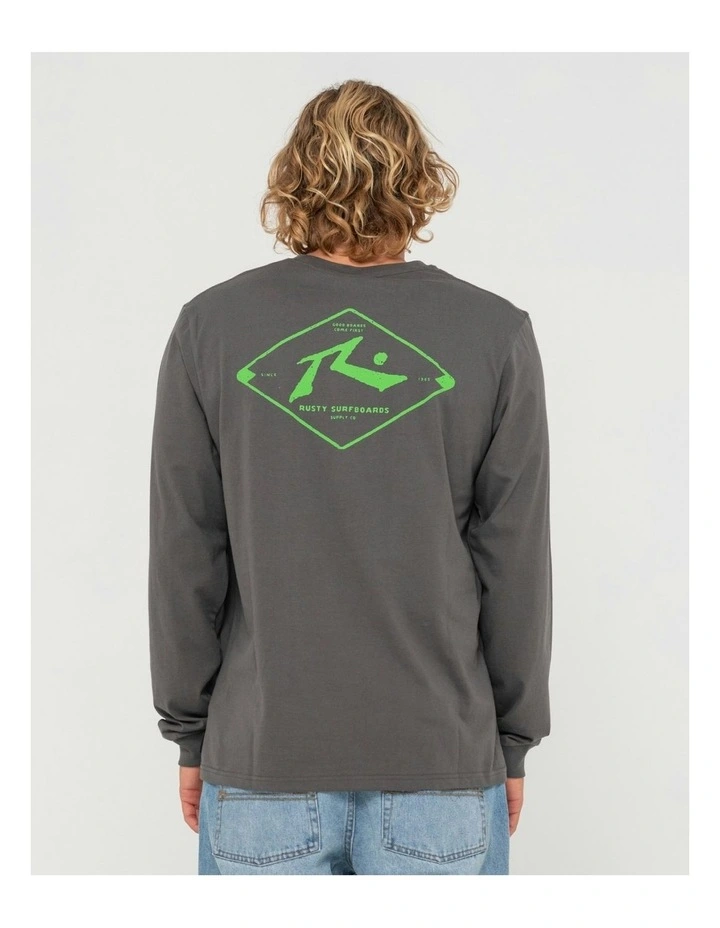 Wull Wolume Long Sleeve Tee in Grey