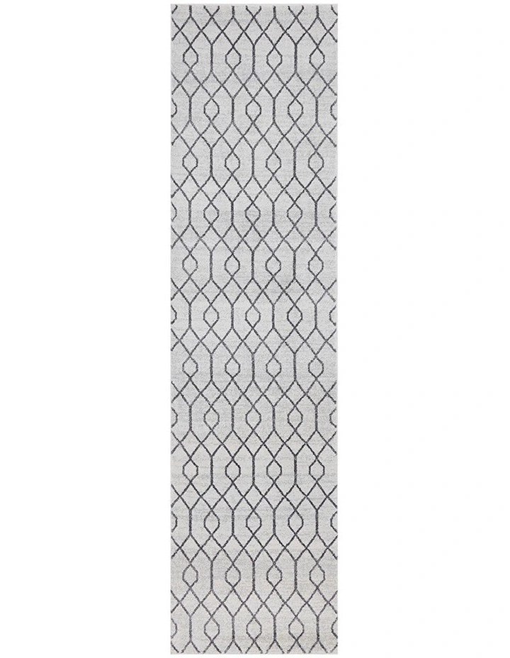 Paradise Hailey Runner Rug in Grey