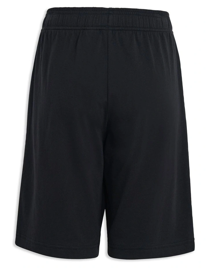Essentials Big Logo Cotton Shorts in Black