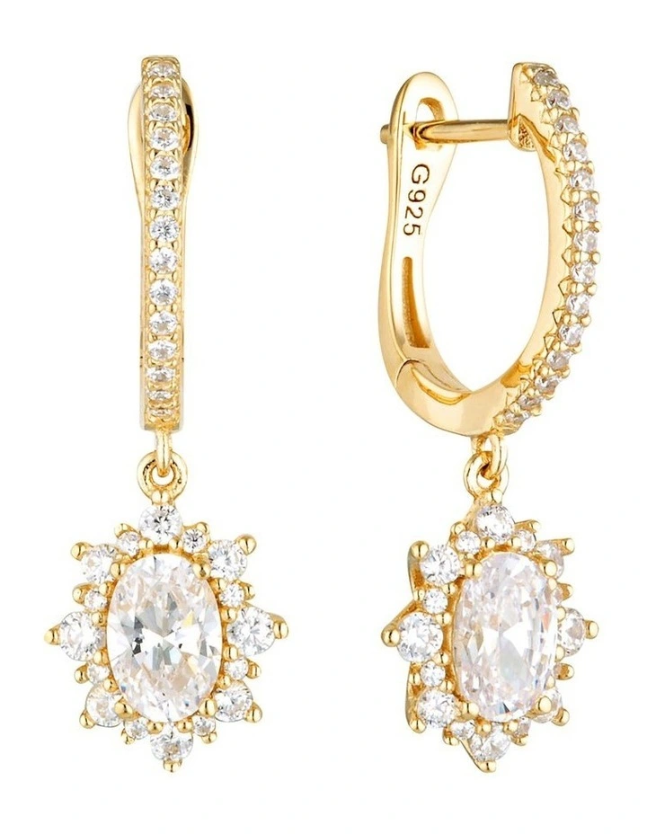 Iconic Bridal Eloise Earrings Gold