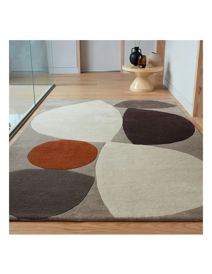 Asiatic Mid Century Rug in Grey