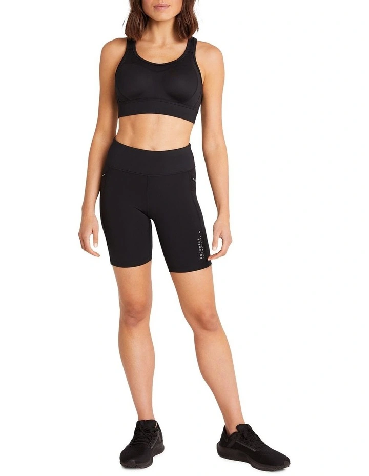 Asana Pocket Bike Shorts in Black