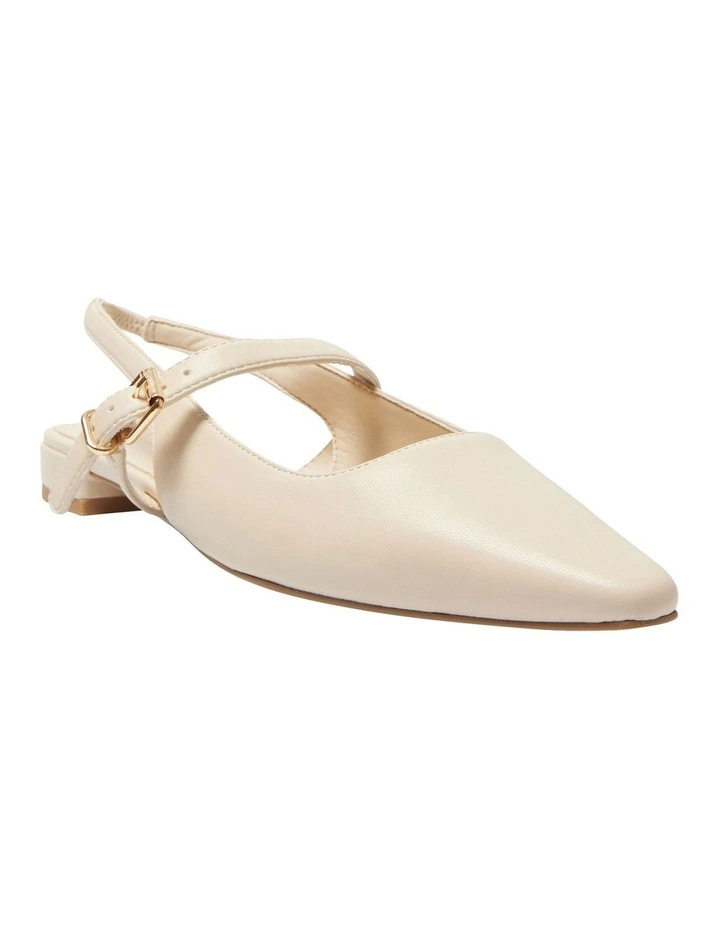 Bianca Flat Shoes in Nude