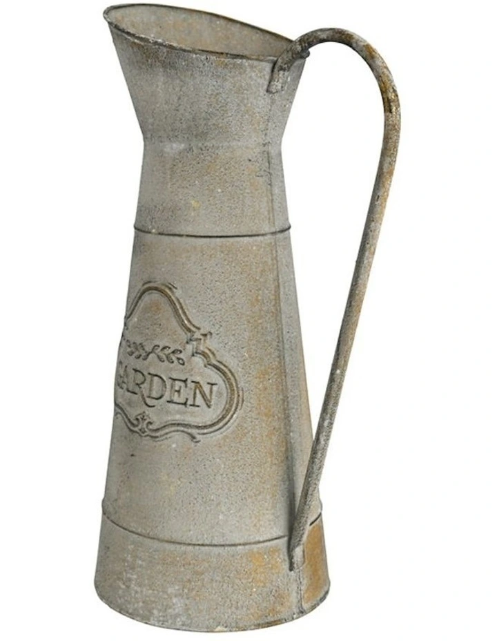 Rustic Garden Jug in Distressed Taupe