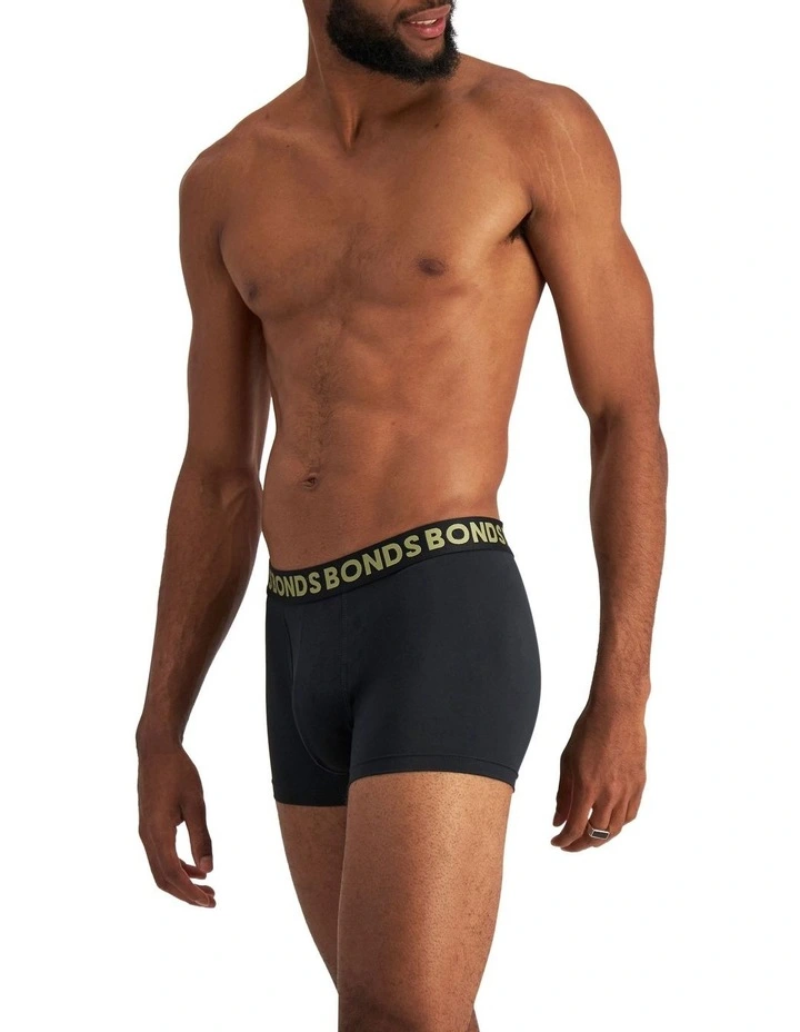 Everyday Microfibre Trunk 3 Pack in Black