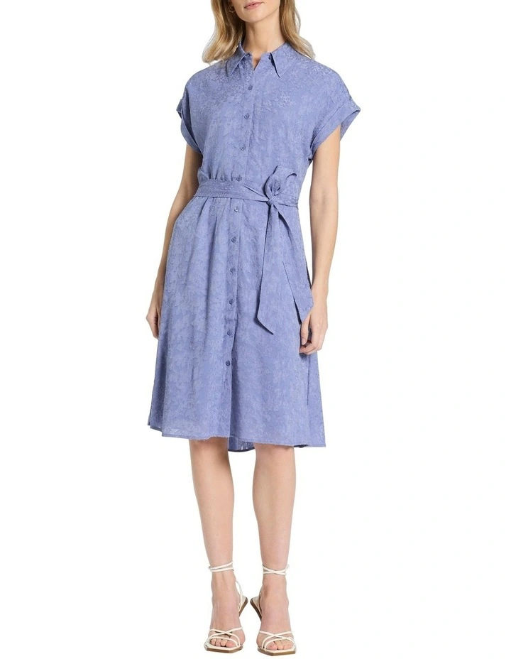 Addi Shirt Dress in Hydrangea