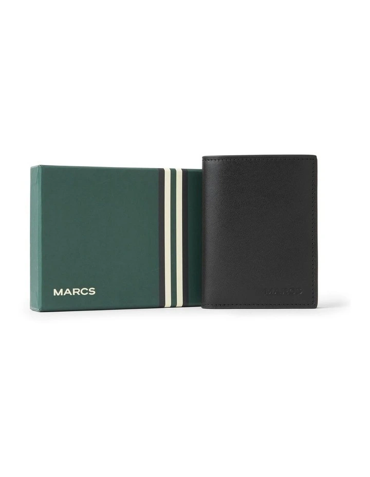 Henry Leather Wallet in Black