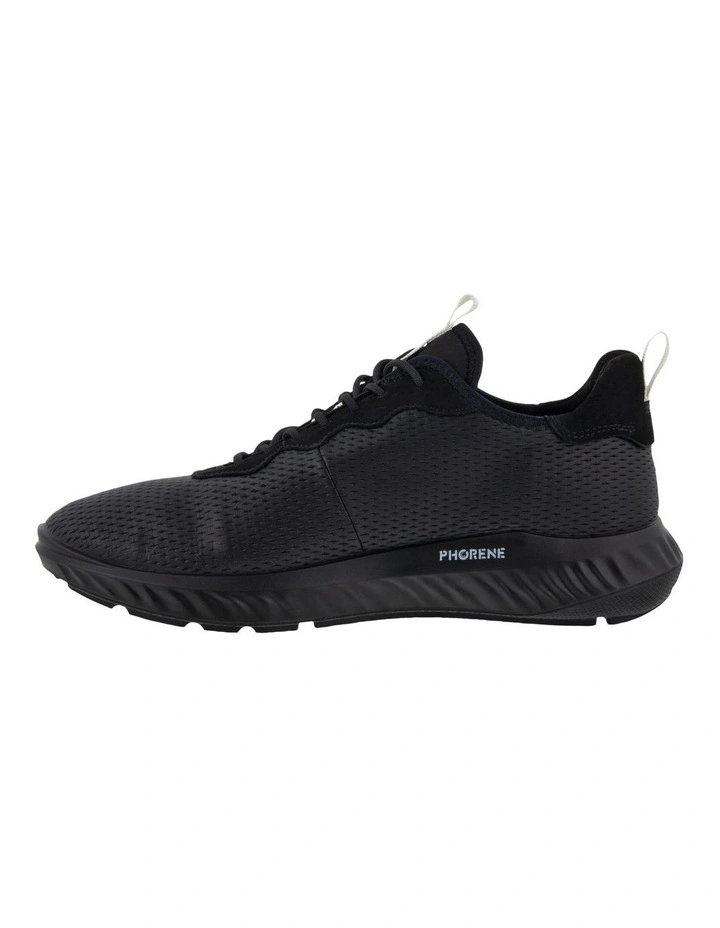 Ath-1f Leather Sneakers in Black