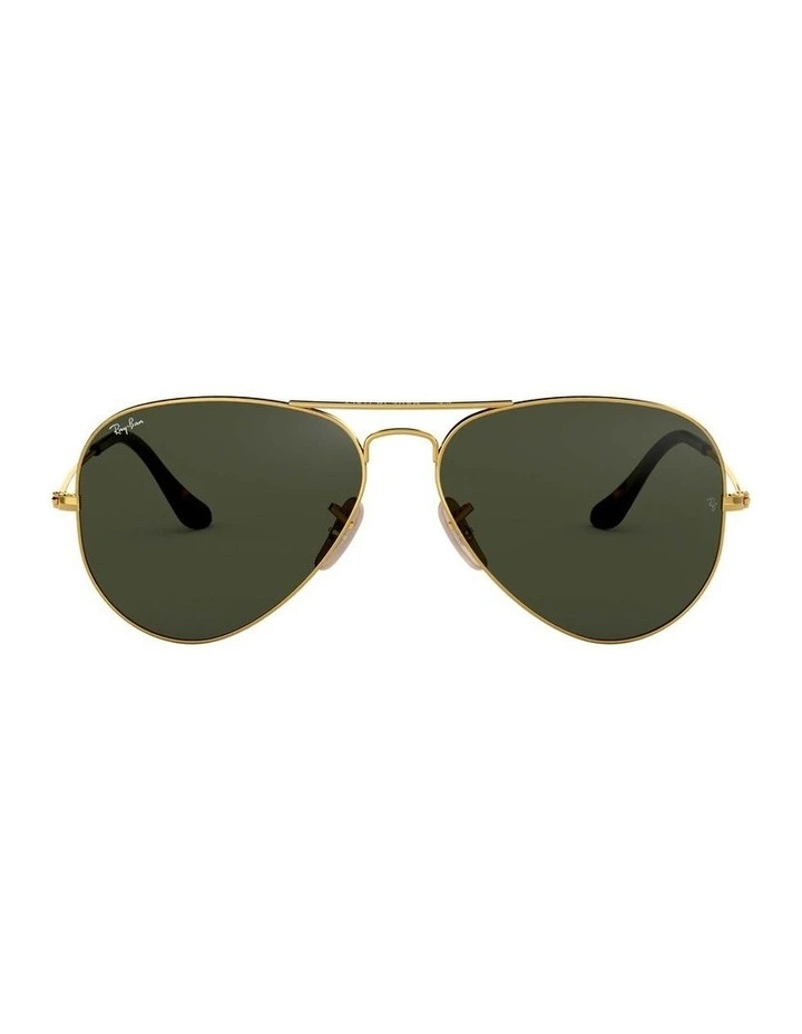 Aviator Havana Gold RB3025 Sunglasses