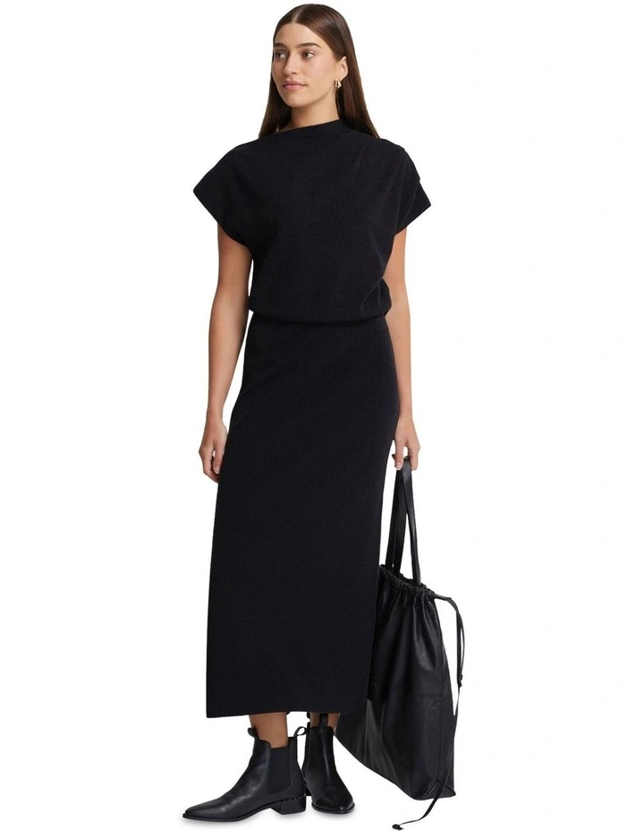 Poppy Knitted Top in Black