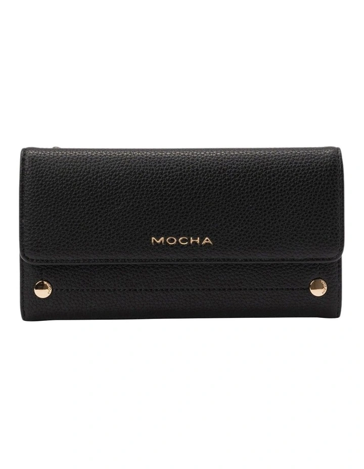 Sienna Long Wallet in Black