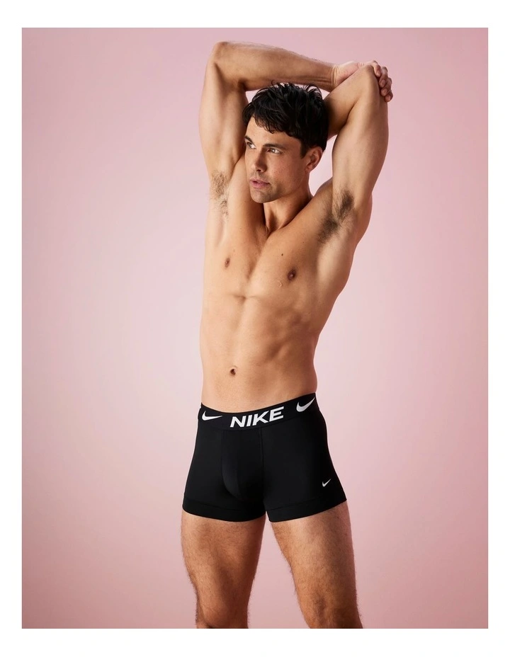 Essential Micro Trunks 3 Pack in Black