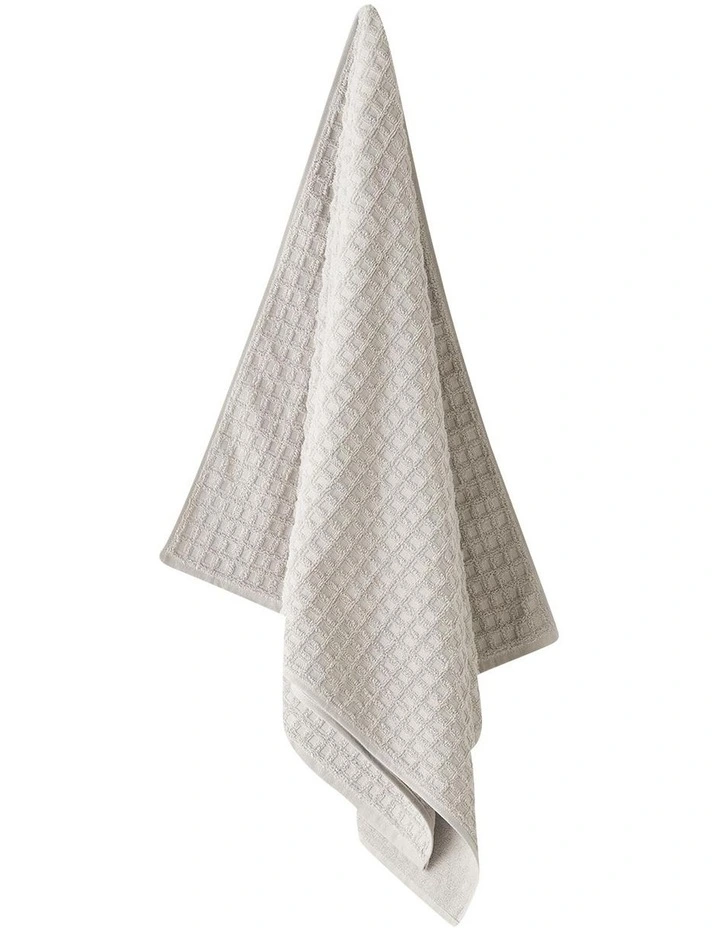 Waffle Bath Towel Range in Natural