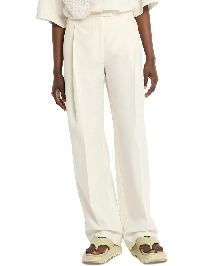Ring Of Past Pant in Cream