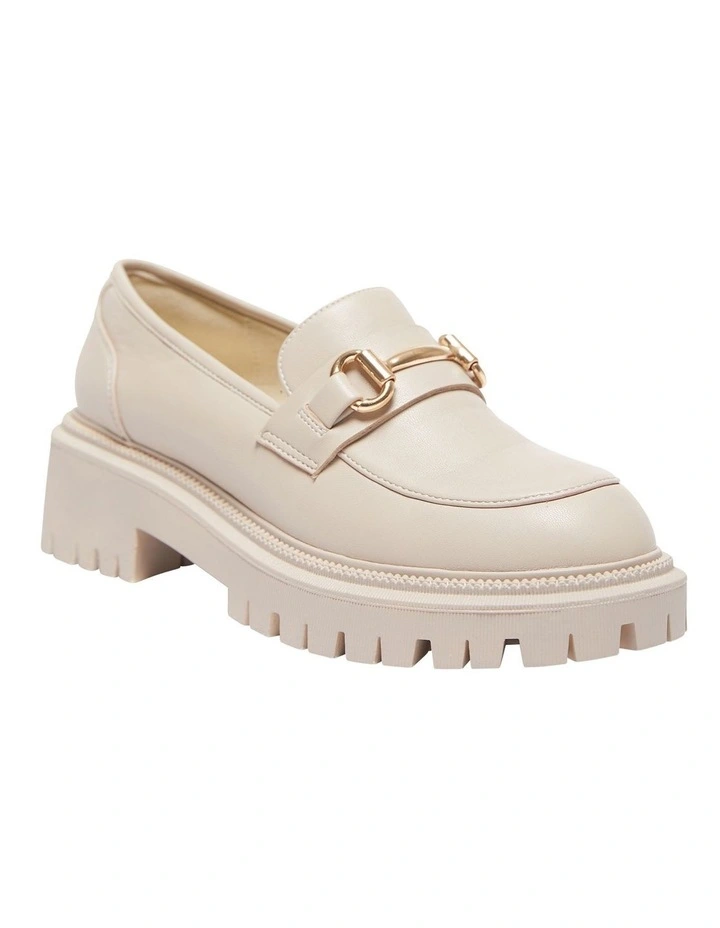 Samuel Nude Smooth Flat Shoes