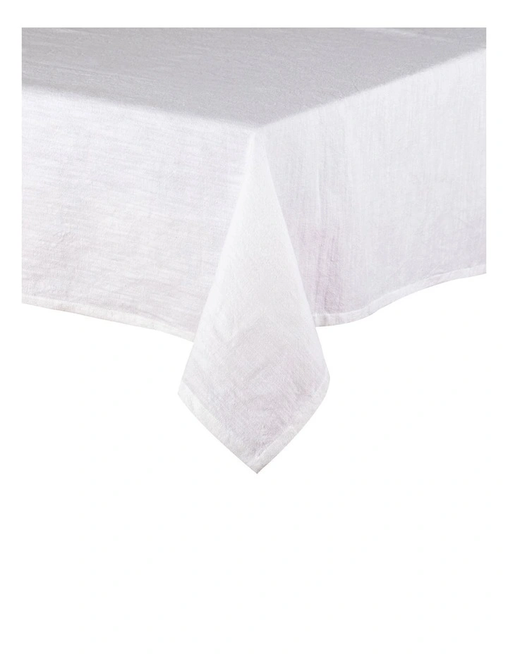 Lina Tablecloth 300cm in White