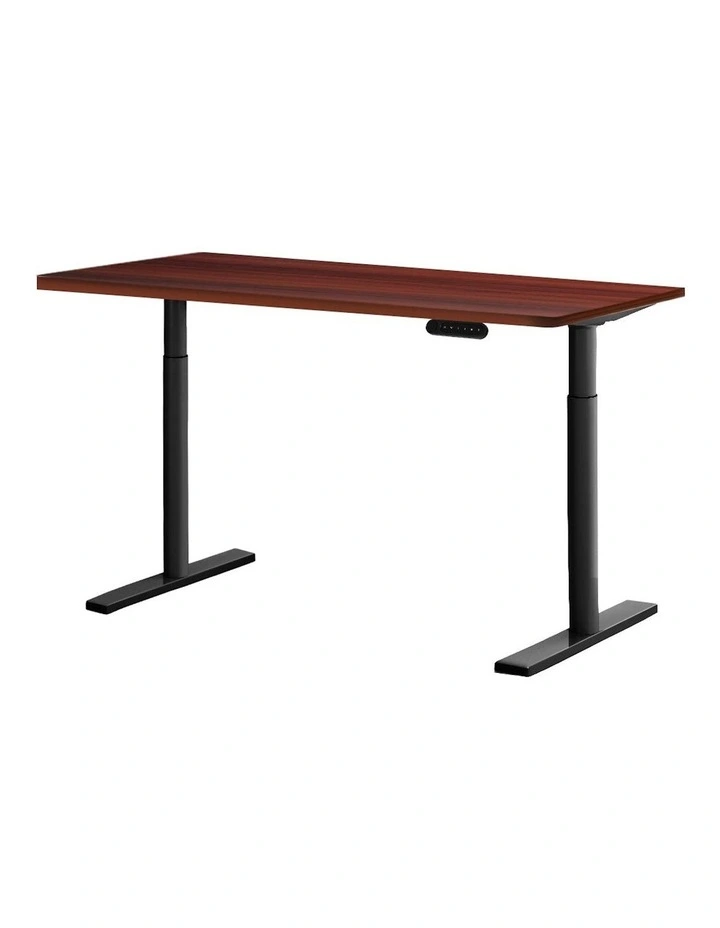 Standing Desk in Walnut/Black
