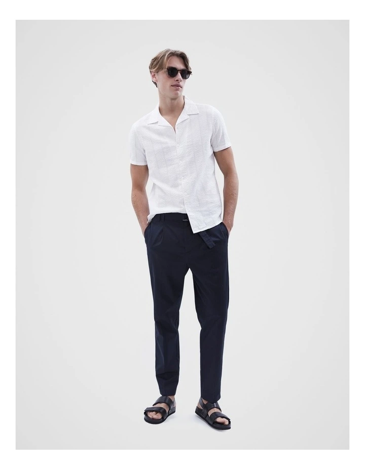 Seersucker Regular Fit Shirt in White