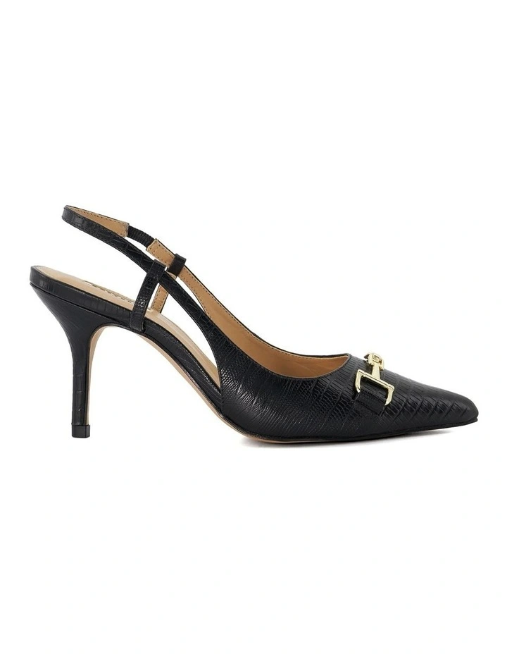 Capture Slingback Pump in Black