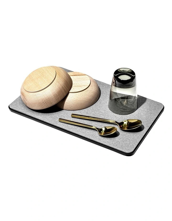 Stone Dish Drying Mat in Granite