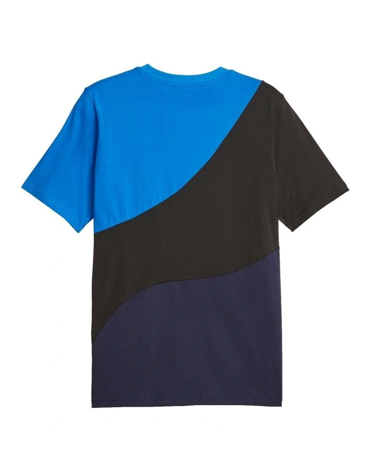 Power Cat Tee in Navy
