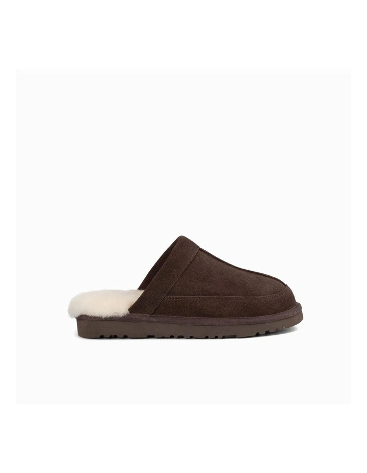 Carter Water Resistant Slipper in Chocolate