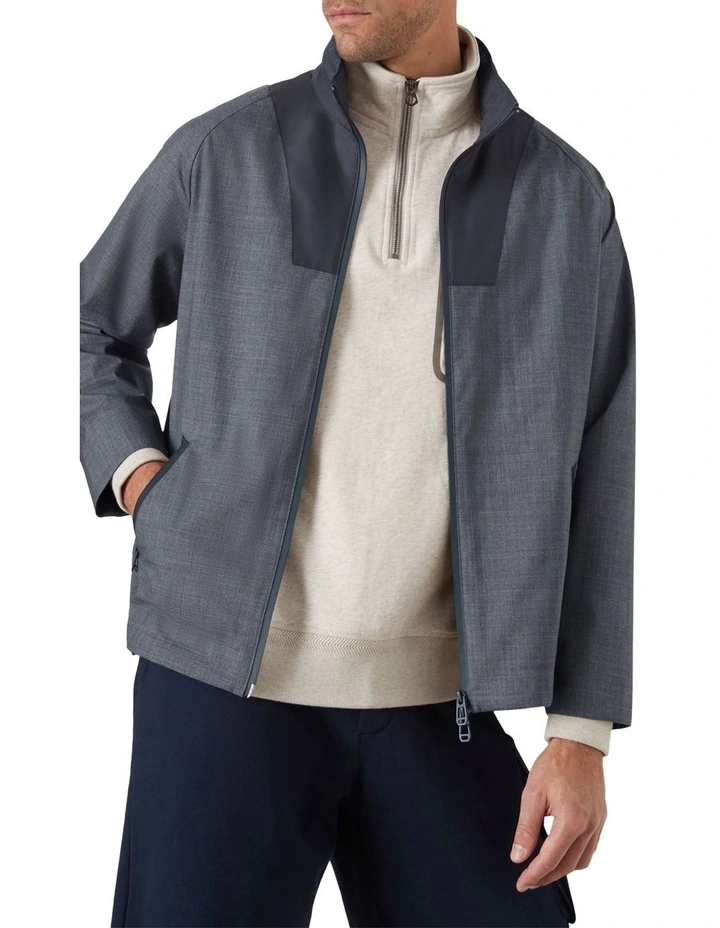 Chamberlin Spray Jacket in Grey Stone