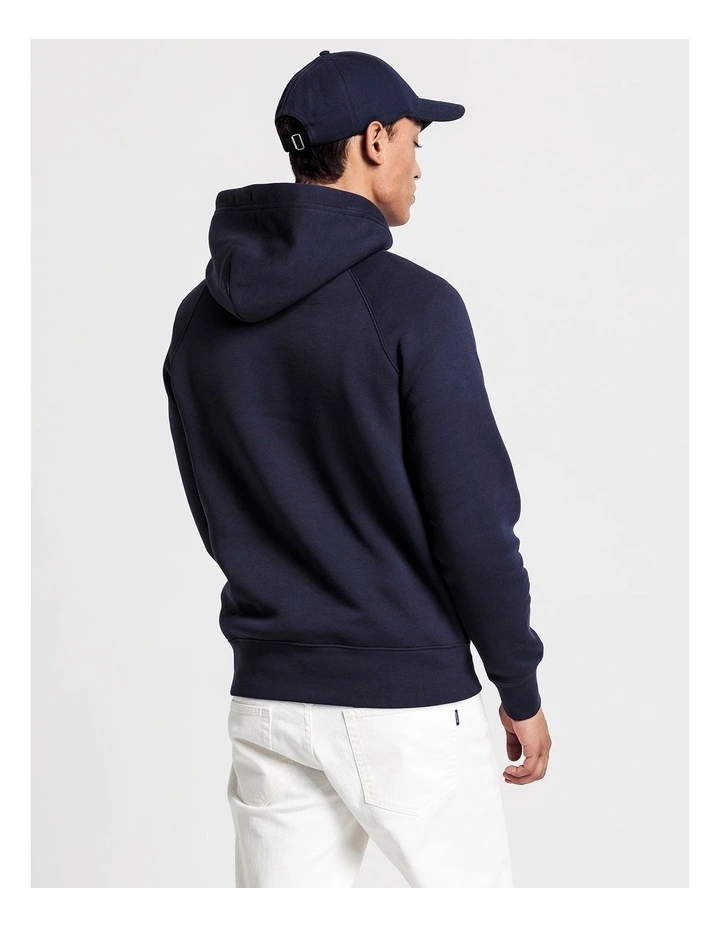 Shield Sweat Hoodie in Navy