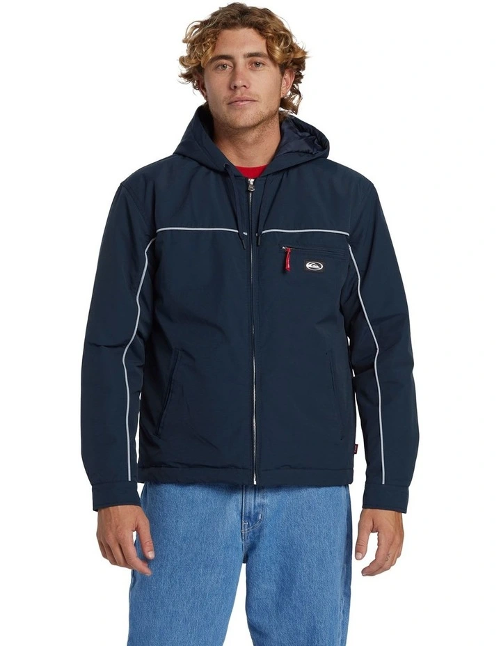 Saturn Hood Waterproof Jacket in Dark Navy