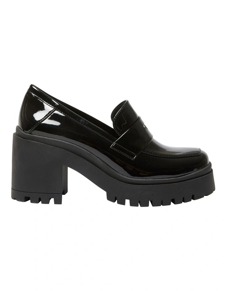 Jolie Loafers in Black Patent