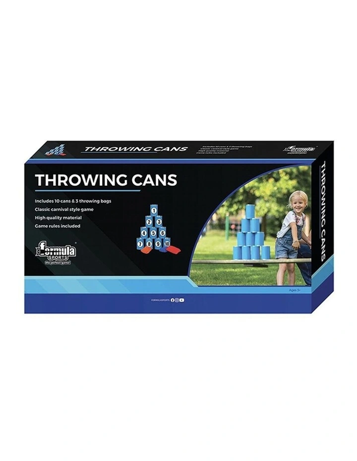 Classic Carnival Style Outdoor Game Throwing Can