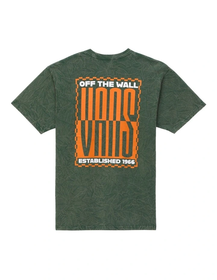 Stacked Tie Dye Logo Tee in Mountain View