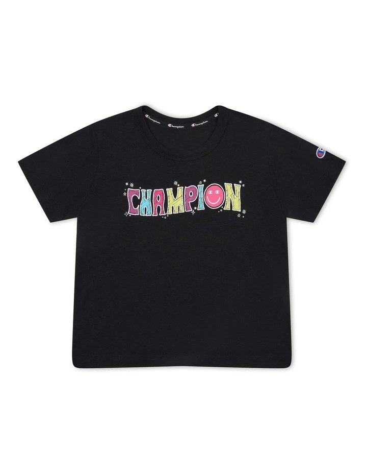 Graphic Boxy Tee in Print