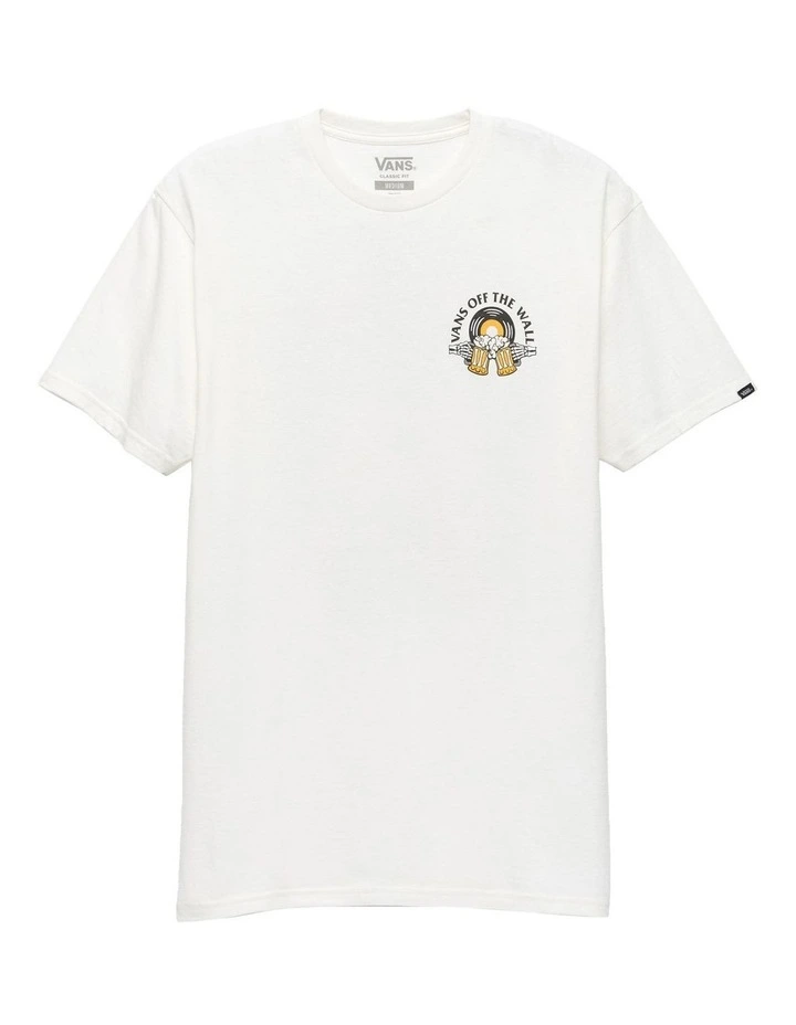 Brew Bros Tunes Tee in Marshmallow