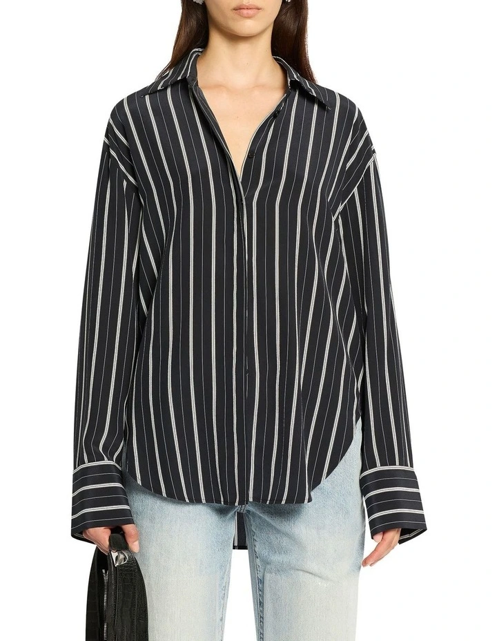 Pegasi Shirt in Black/White
