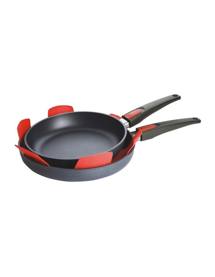 Diamond Lite Twin Frypan Set With Protector Gift Boxed in Black