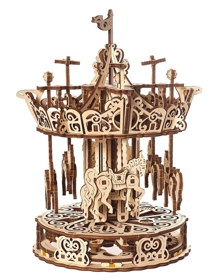 Carousel 305 Piece Wooden 3D Puzzle Gift Set