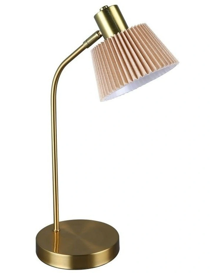 Ruston Table Lamp in Gold