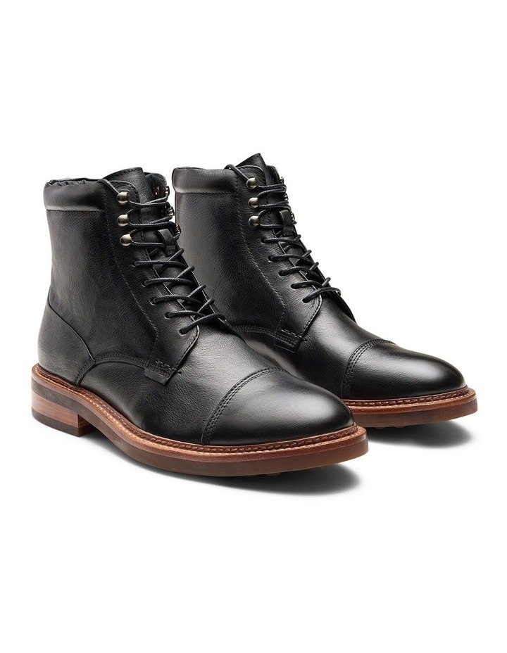 Lennox Military Boots in Black