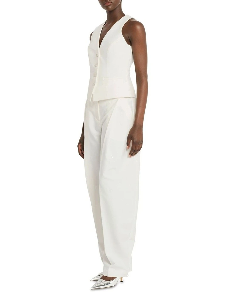 Rosado Pant in Ivory