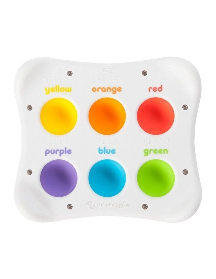 Dimpl Duo 1-4y Kids/Baby Shape/Colour Pop Silicone Sensory Toy