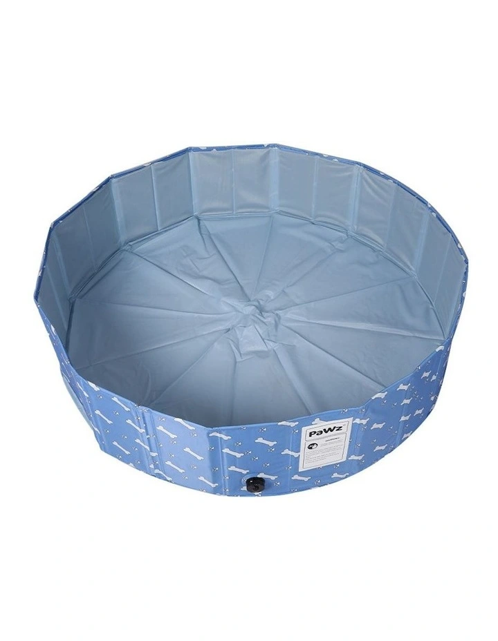 Folding Pet Swimming Pool L in Blue