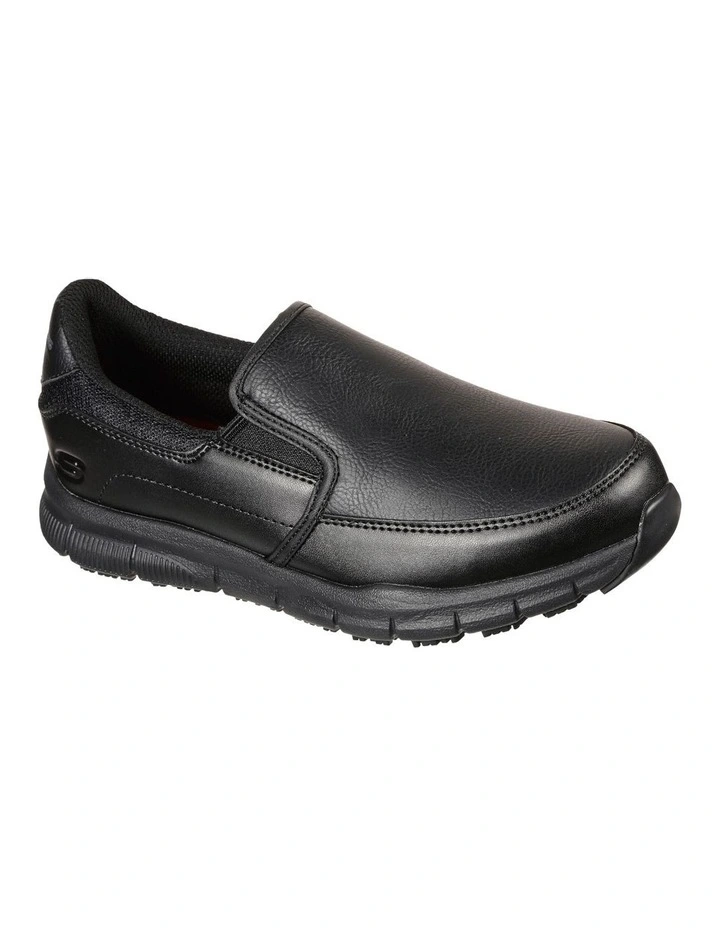 Work Relaxed Fit Nampa Annod SR Sneakers in Black