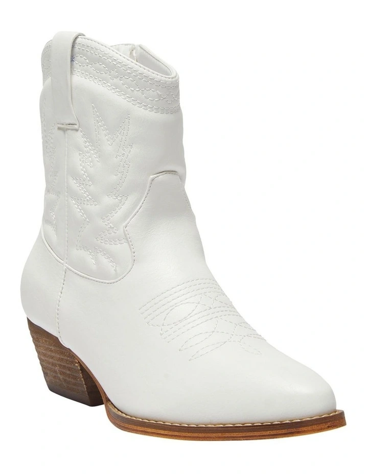 Texas Western Boots in White
