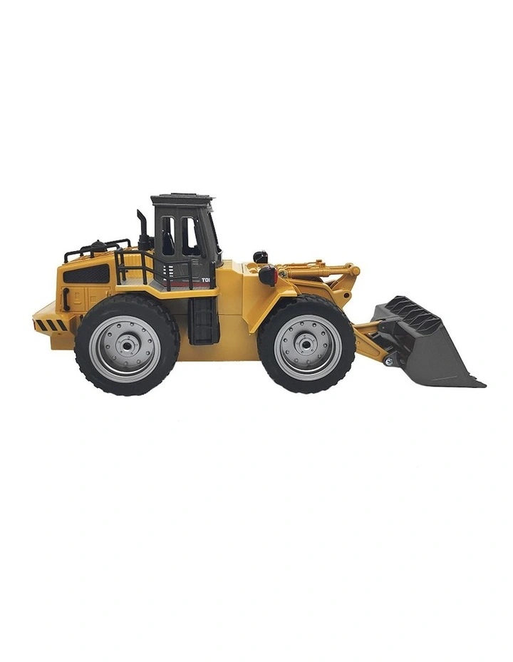 Remote Control Model Bulldozer Truck in Yellow
