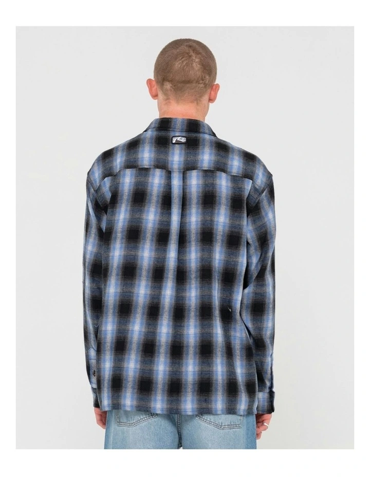 Neon Dreams Long Sleeve Shirt in Blue