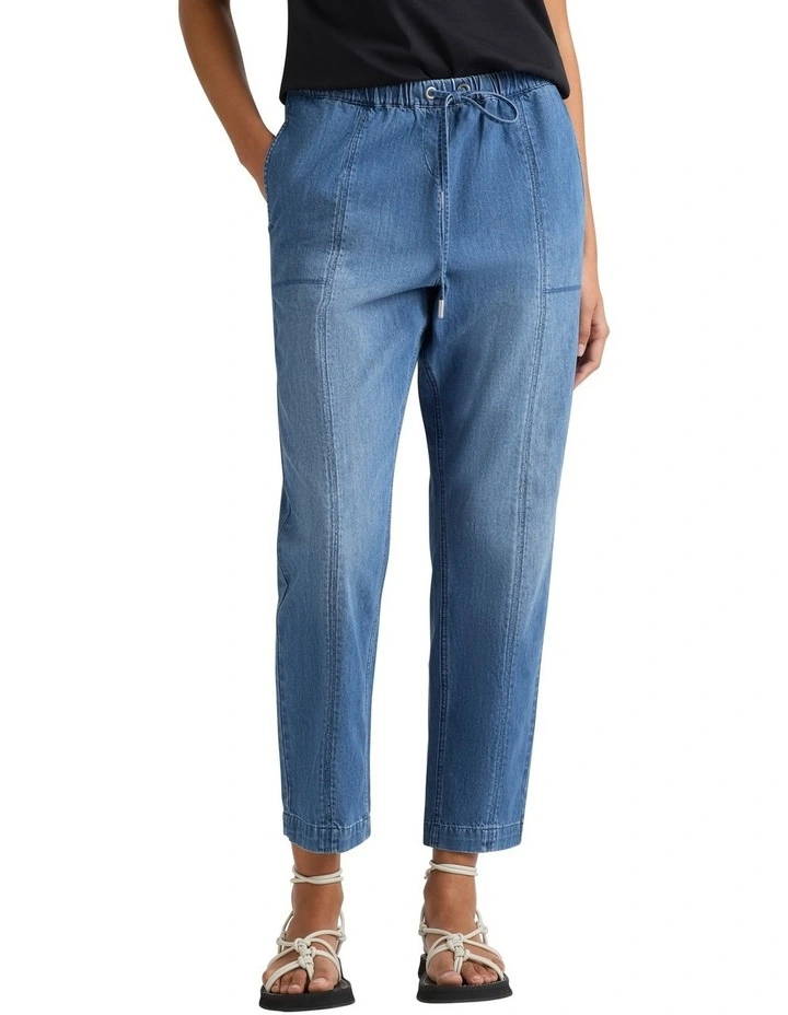 Justine Denim Pant in Kara Blue