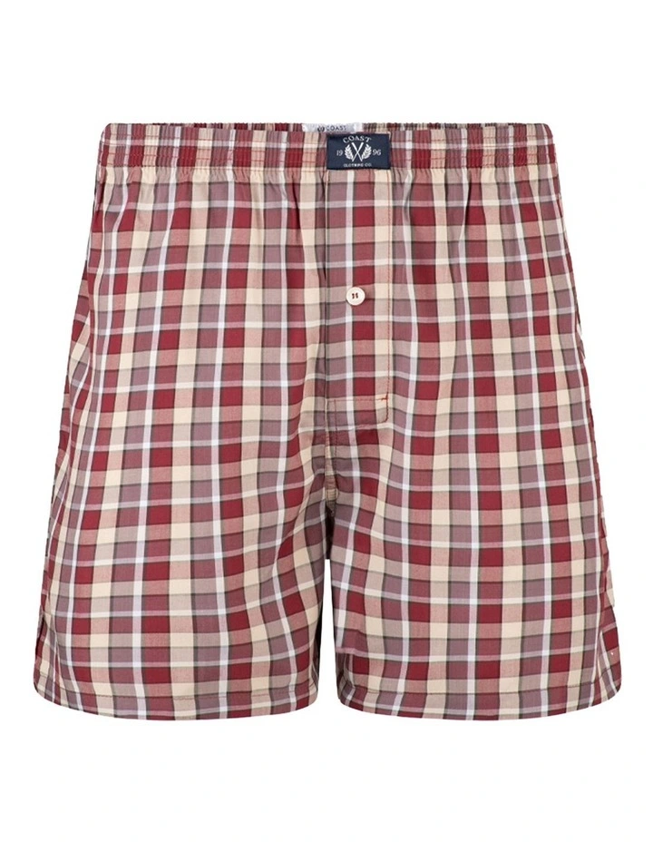 Bamboo Boxers 2 Pack in Red