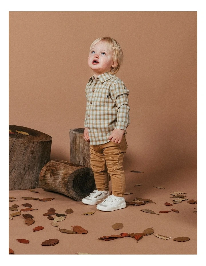 Sunset Long Sleeve Shirt (Sizes 0-5) in Check